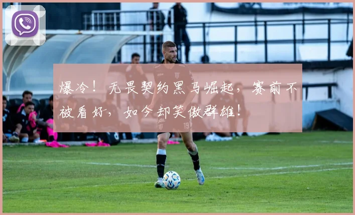 爆冷！无畏契约黑马崛起，赛前不被看好，如今却笑傲群雄！